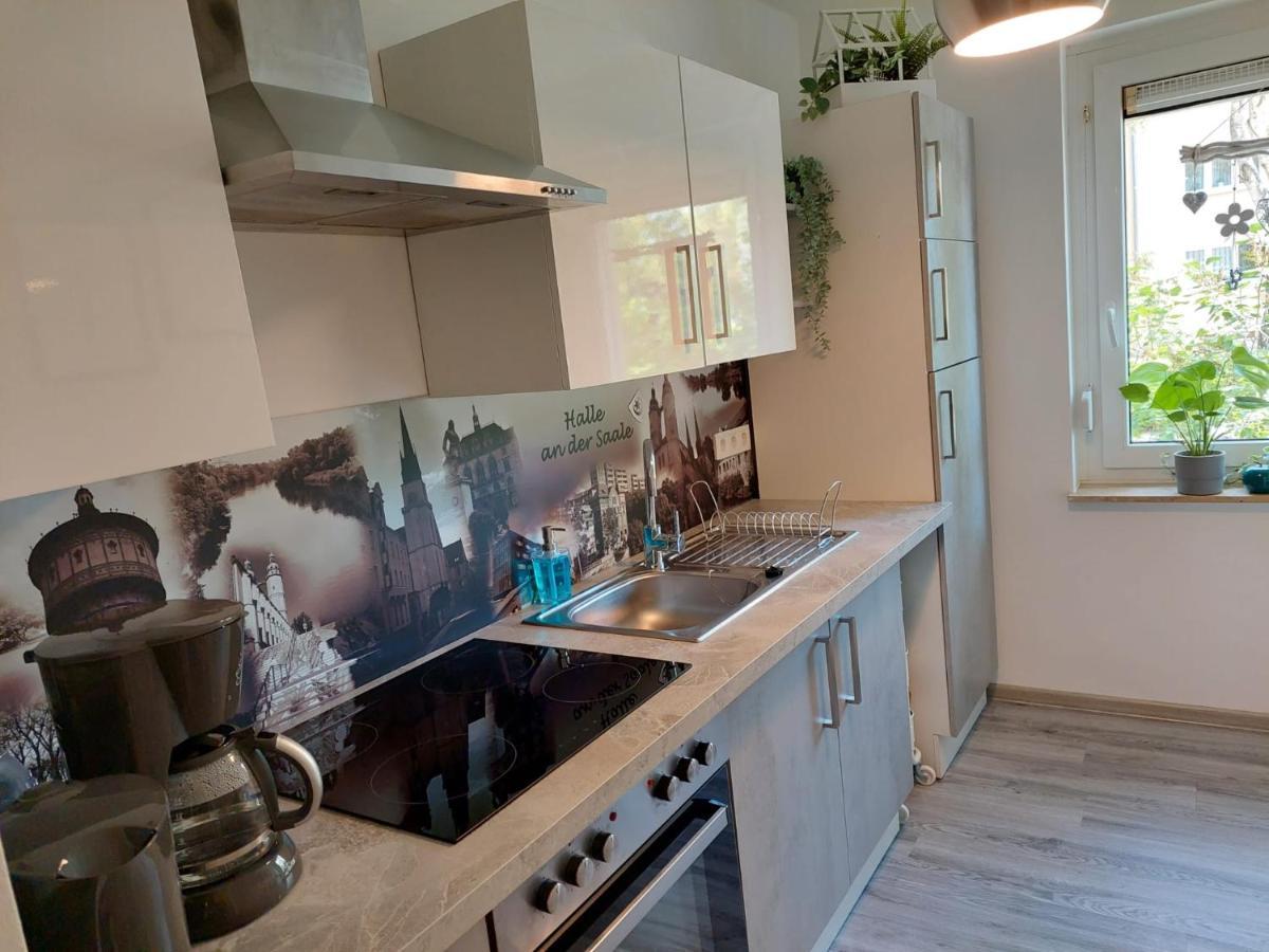 Gemuetliches, Voll Ausgestattetes Apartment Halle  Ngoại thất bức ảnh